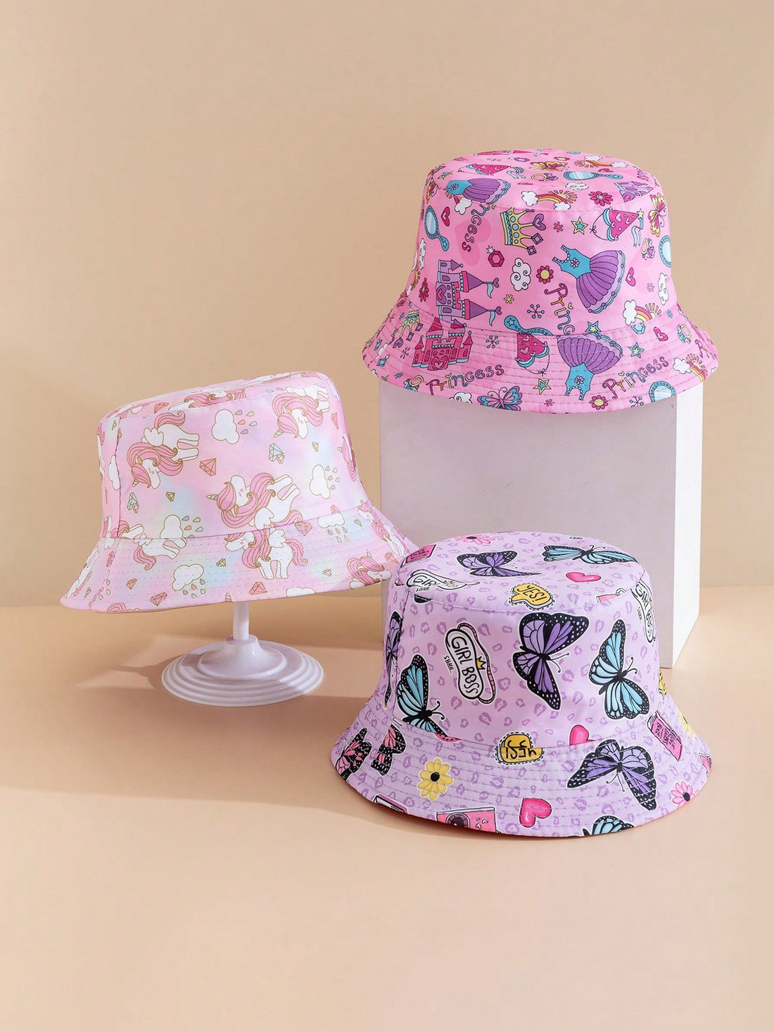 With our Magical Protection: Pink Unicorn Bucket Hat for Girls, your little one can stay stylish and protected from the sun's harmful rays. The cute design of a pink unicorn adds a touch of magic to any outfit. Made with high-quality materials, this bucket hat offers unbeatable sun protection for all-day wear.