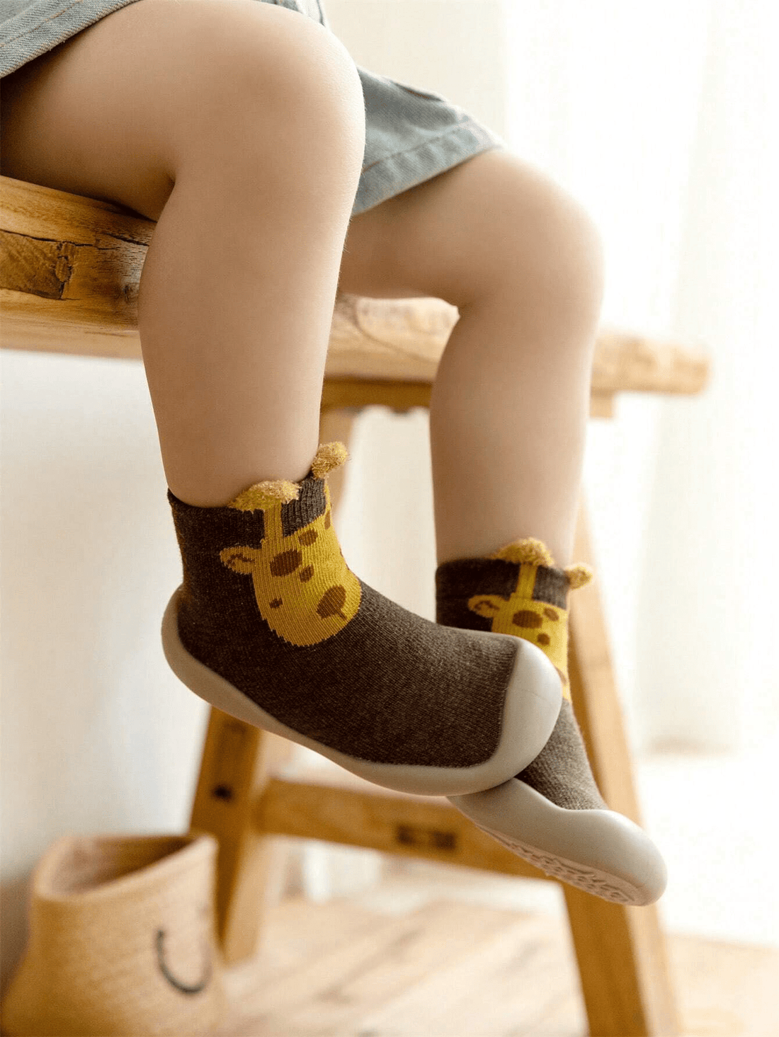 Cozy Indoor Floor Socks for Kids - Non-Slip Walking Shoes for Daily Wear