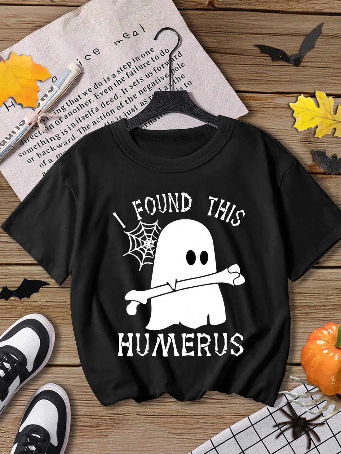 Introduce a touch of humor to your tween's wardrobe with our Spooky Style t-shirt. Featuring a playful ghost print, this casual crew neck tee is perfect for everyday wear. Made from high-quality materials, it provides comfort and durability. Give your tween a fun and stylish look with our Spooky Style t-shirt.