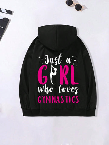 Tween Girl Slogan Sweatshirt: Cozy Fall and Winter Top