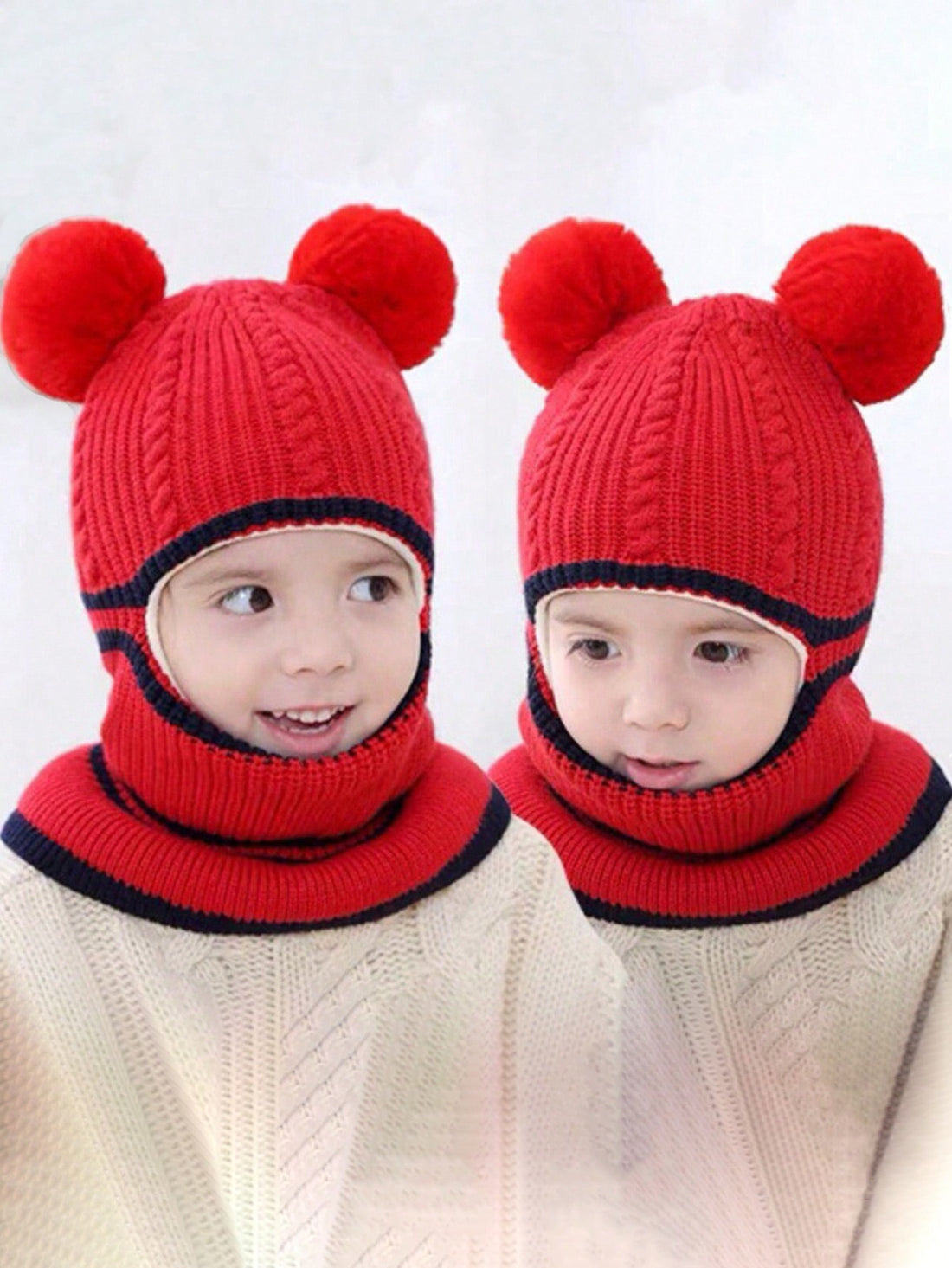 Keep your little one warm and stylish this winter with our Cozy Kid's Hat. This adorable hat comes with a built-in scarf and earmuffs, providing ultimate protection against the cold. Made with soft and cozy materials, it's the perfect accessory for all their winter adventures.