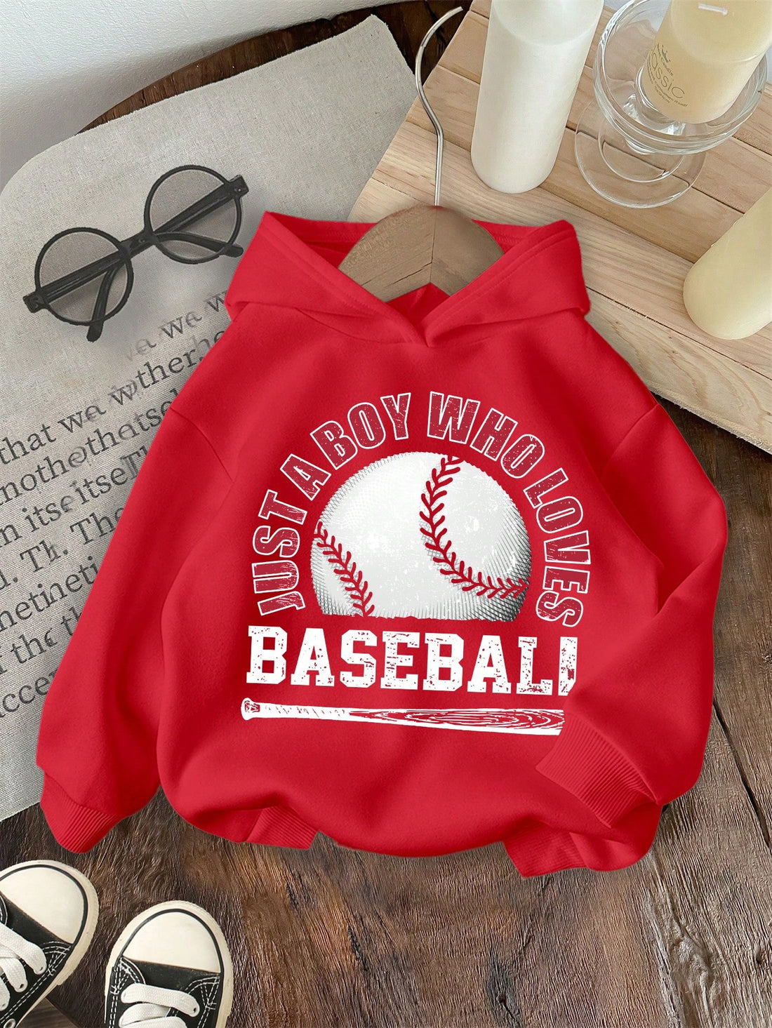 Cozy Autumn Knitted Baseball Sweatshirt for Young Boys