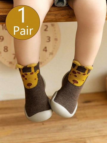 Cozy Indoor Floor Socks for Kids - Non-Slip Walking Shoes for Daily Wear