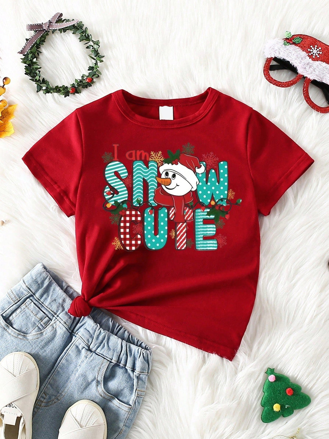 This Adorable Baby Girl Christmas Snowman Polka Dot Tee is the perfect addition to your little one's holiday wardrobe. Made with soft and comfortable fabric, this tee features a cute snowman design and polka dot pattern that will keep your baby looking stylish and festive. Give your baby the gift of comfort and style this Christmas season.