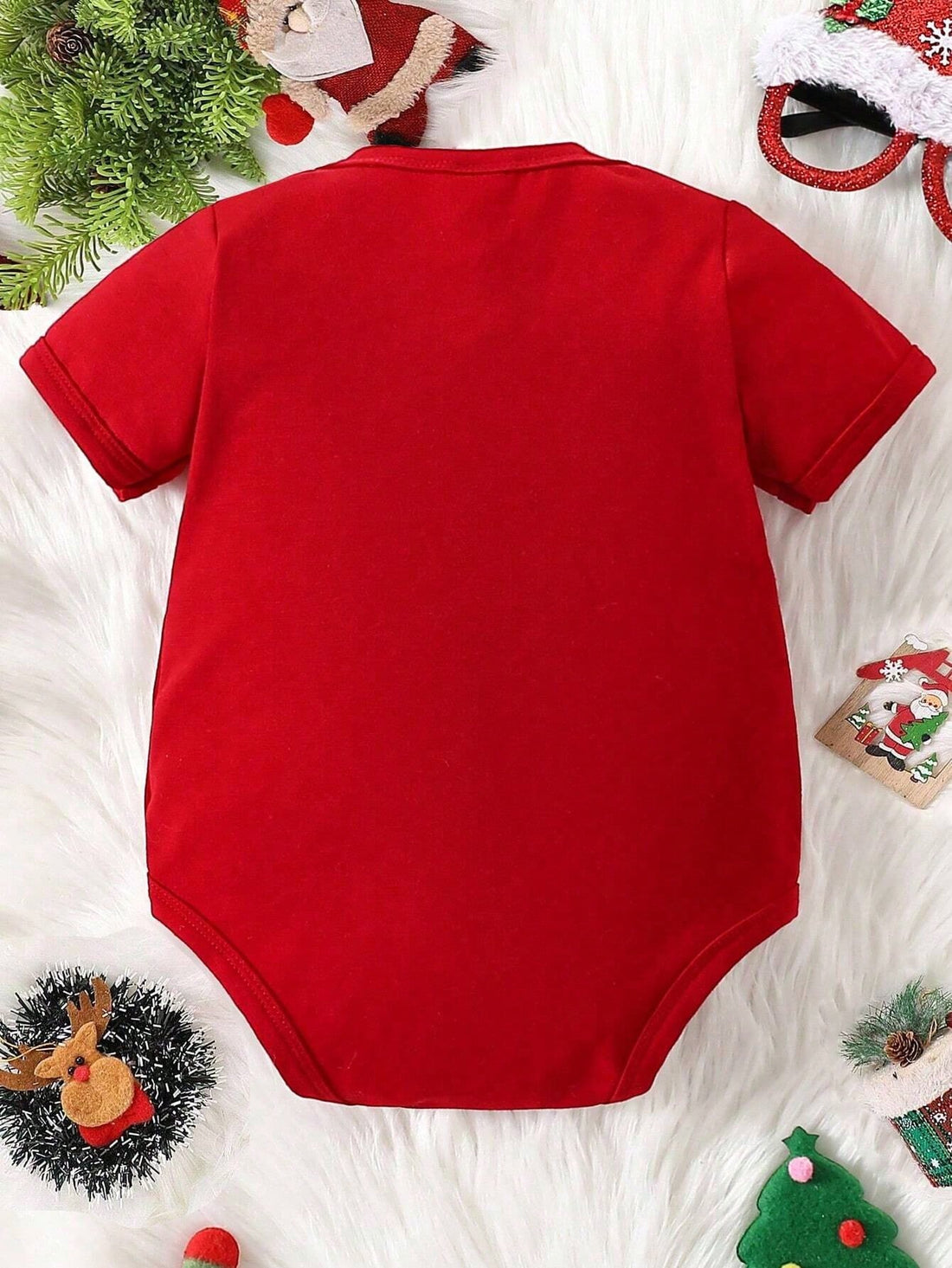 Baby Girl Casual Christmas Cartoon Animal Graphic Long Sleeve Romper – Creative & Stylish